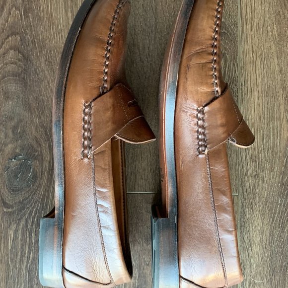 Allen Edmonds Cavanaugh Penny Loafer in Coffee - Picture 8 of 10